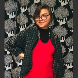 American Apparel | Classic Houndstooth Jacket